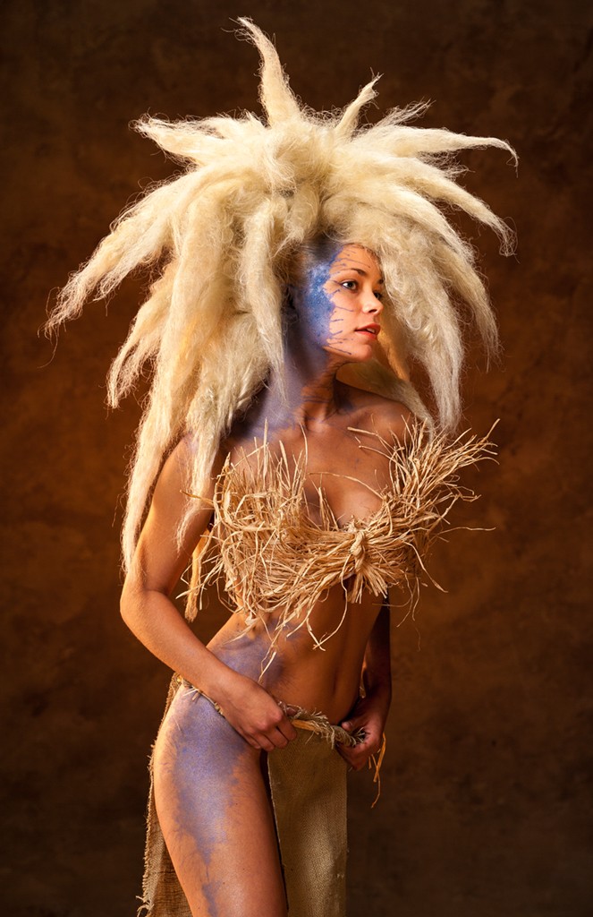 Ava Ward models Toni & Guy Salon's Tribal Fantasy Hair
